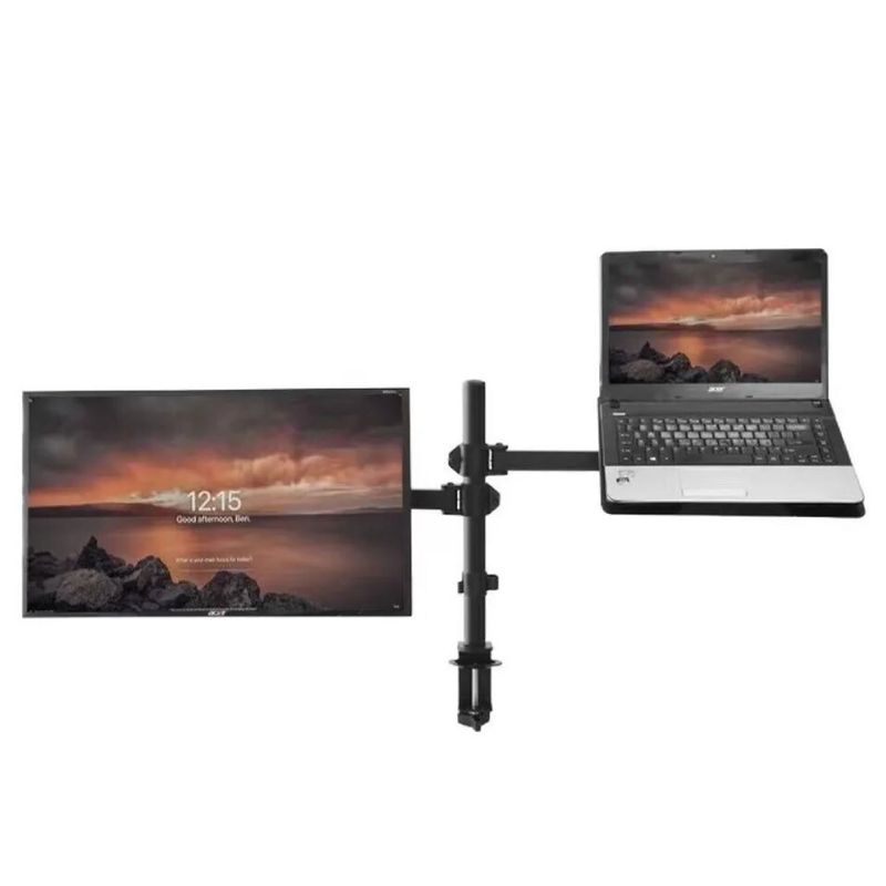 DE TODO Y MAS - Soporte Monitor Y Notebook Brazo Articulado Escritorio DETODOYMAS