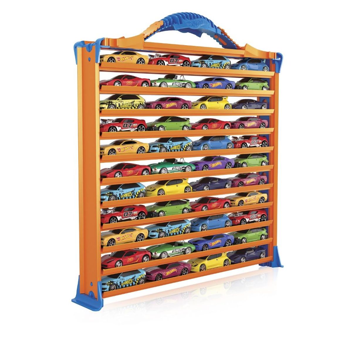HOT WHEELS - CAJA GUARDA AUTOS Y PISTA HOT WHEELS 3 EN 1