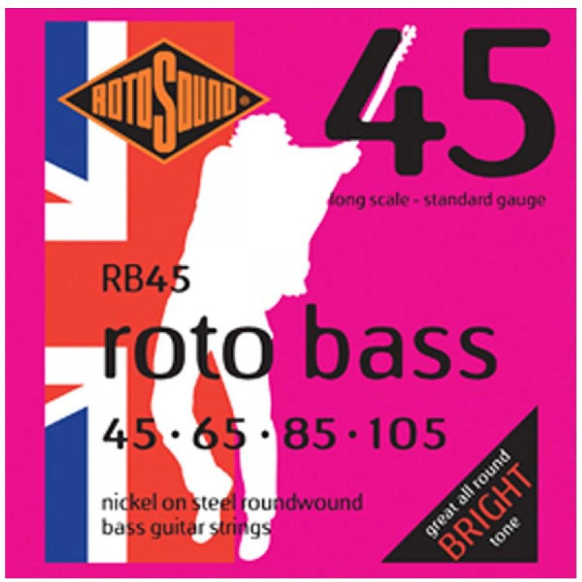 ROTOSOUND - Set Bajo Eléctrico Roto Bass 45-105 Rb45