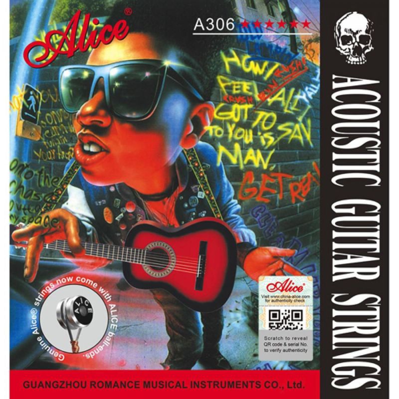 ALICE - Cuerdas Guitarra Electroacústica A306XL Alice