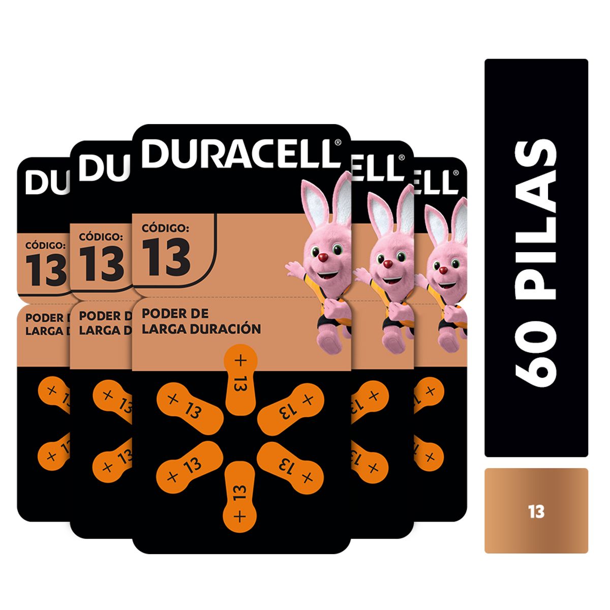 DURACELL - Pack 60 Pilas Duracell Audífono Tamaño 13/Superstore