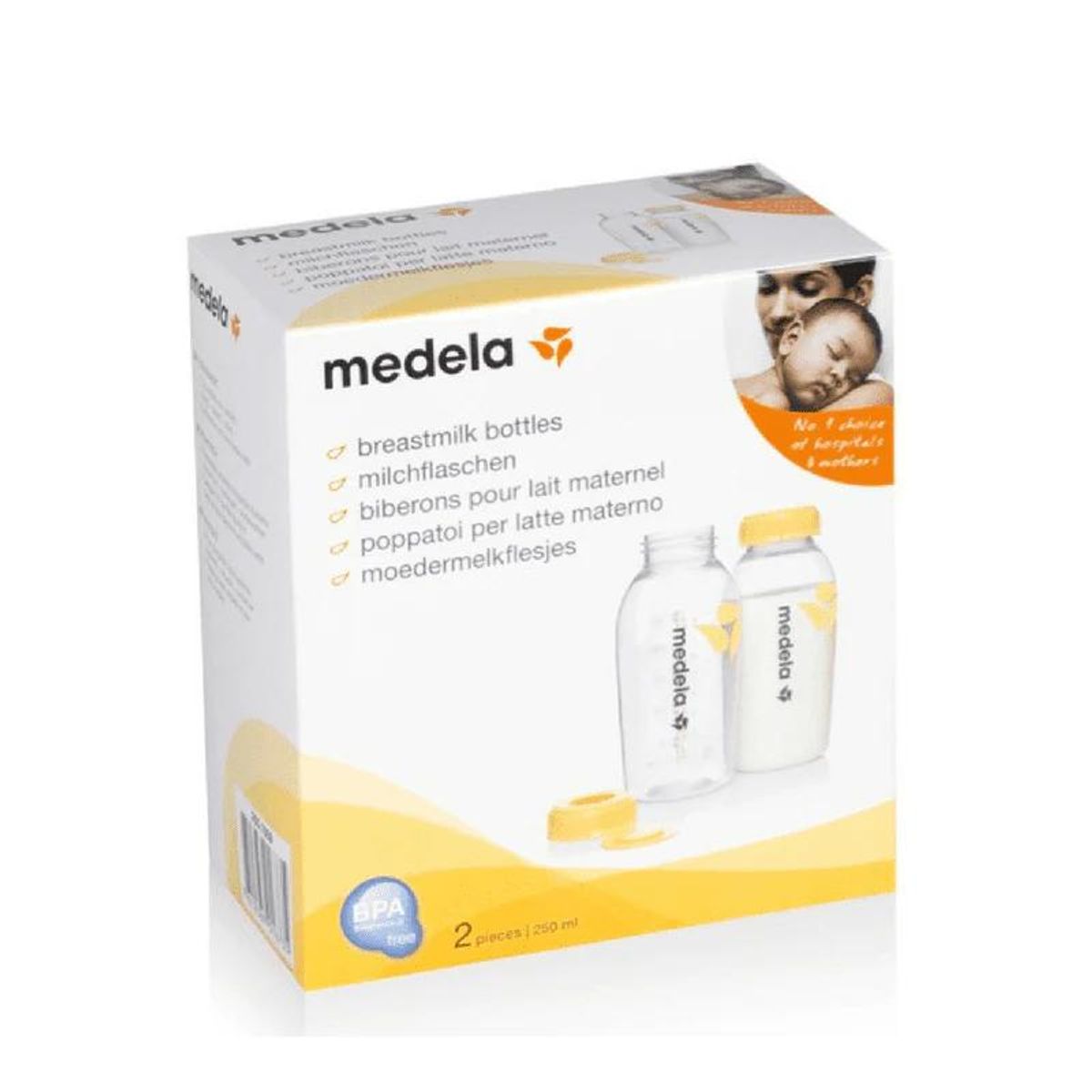 MEDELA - Set Almacenamiento Para Leche Materna 250ml x2