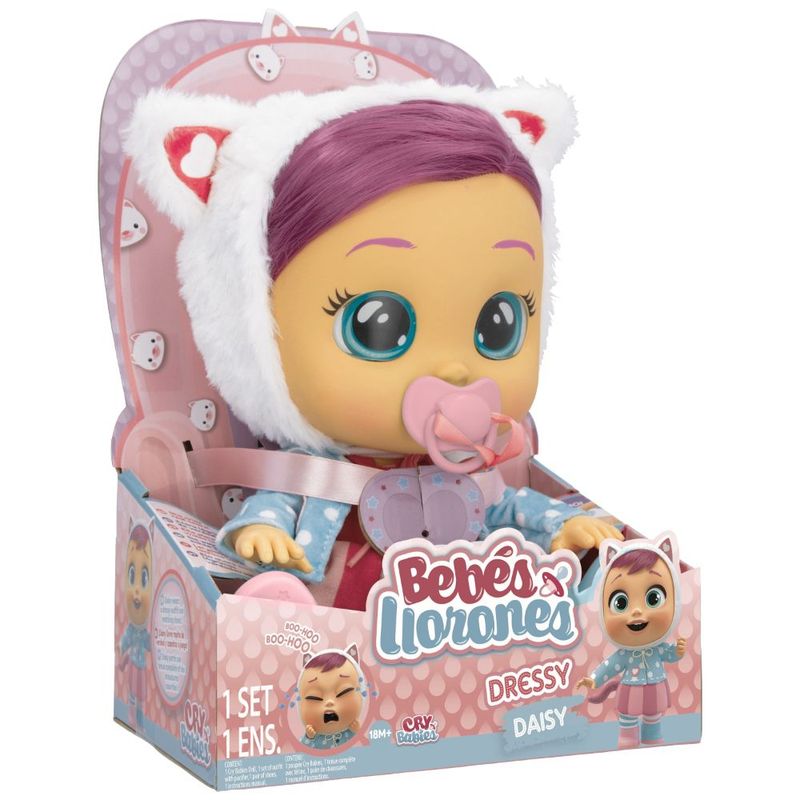 CRY BABIES - Muñeca Bebes Llorones Dressy Daisy