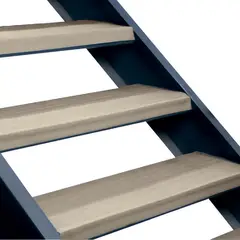 DVP - Grada Clásica Escalera Pvc 0,5x3,0 Mts Beige