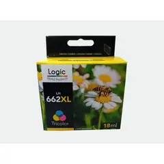LOGIC - Cartucho Alternativo H-662 XL Colores 18 ml