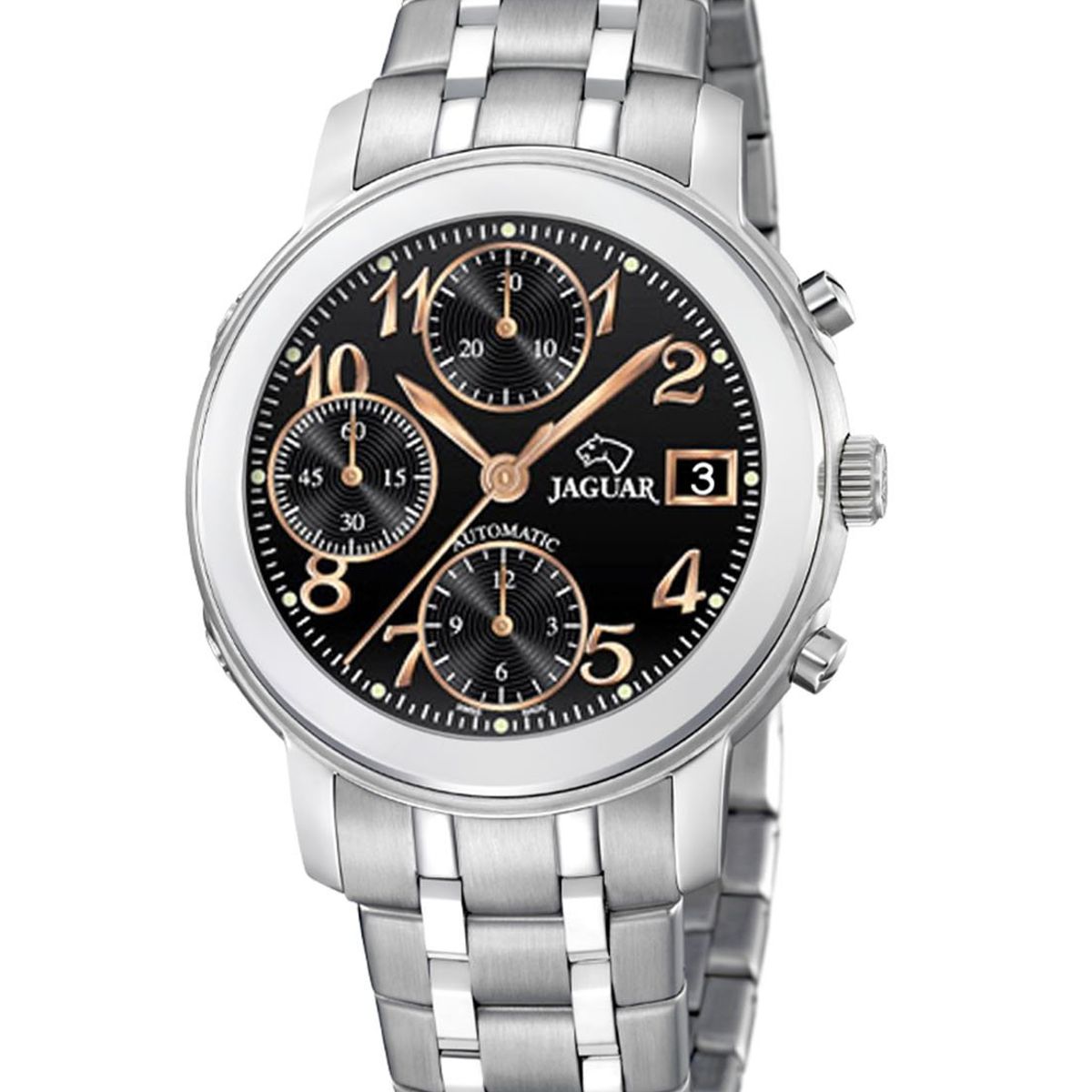 JAGUAR - Reloj J939/4 Jaguar Negro Hombre Coleccion 1938