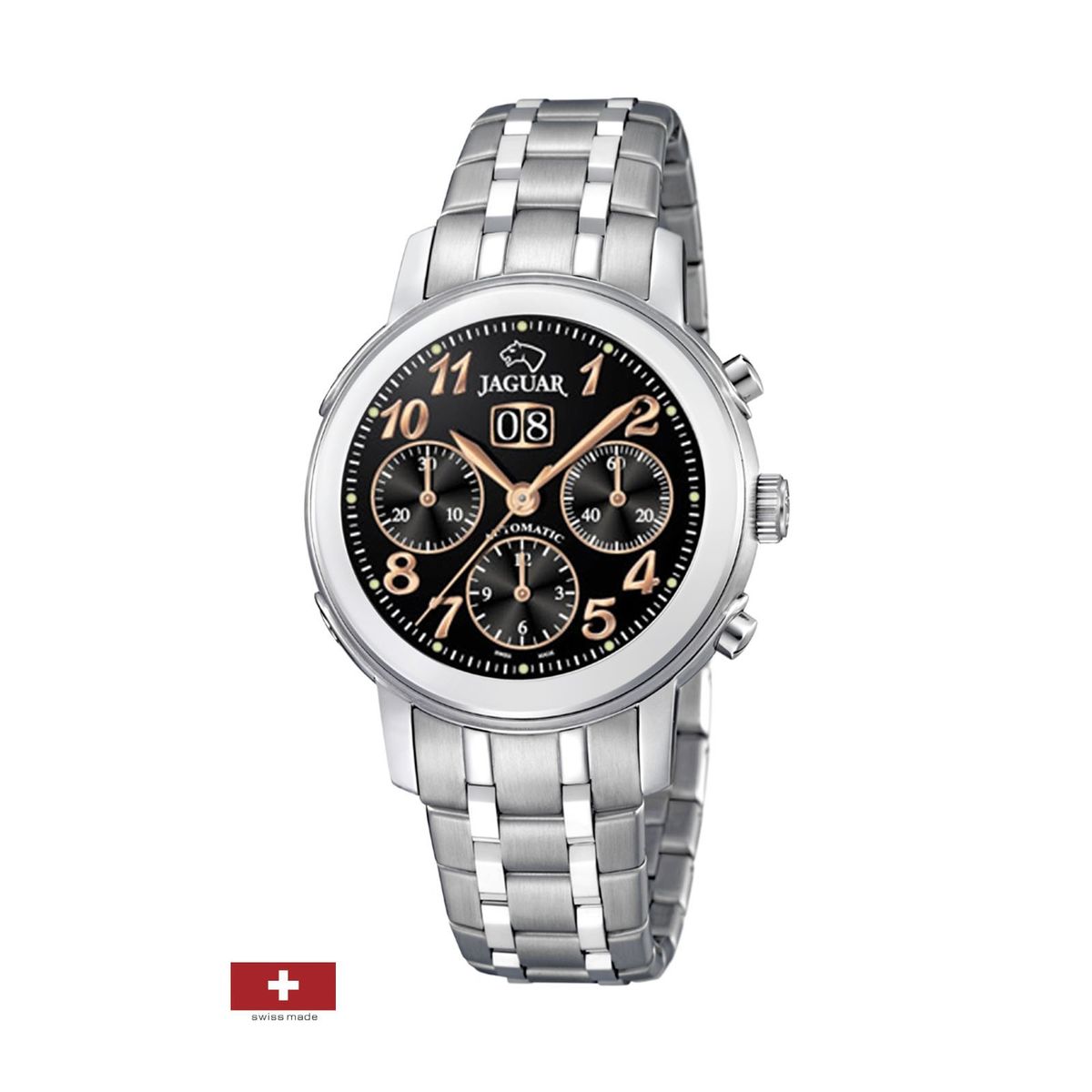 JAGUAR - Reloj J943/4 Jaguar Negro Hombre Coleccion 1938