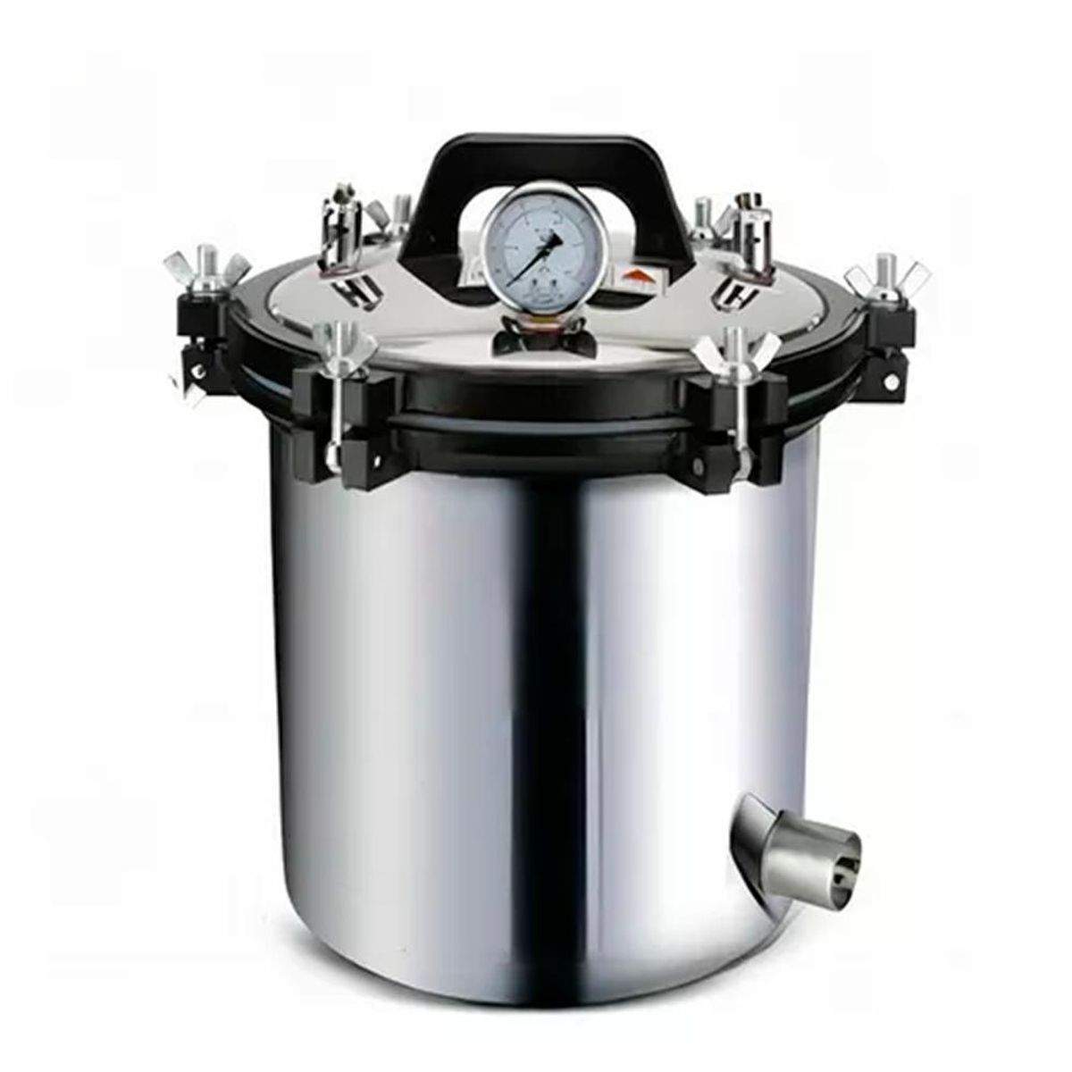 DETODOYMAS - Esterilizador Autoclave Vapor Presión Acero Inoxidable 18L DETODOYMAS