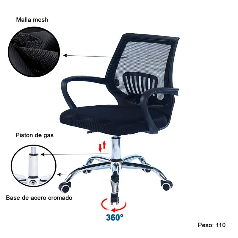 COSAS CASA - Silla Ejecutiva de Oficina PC Escritorio Giratoria Córdoba