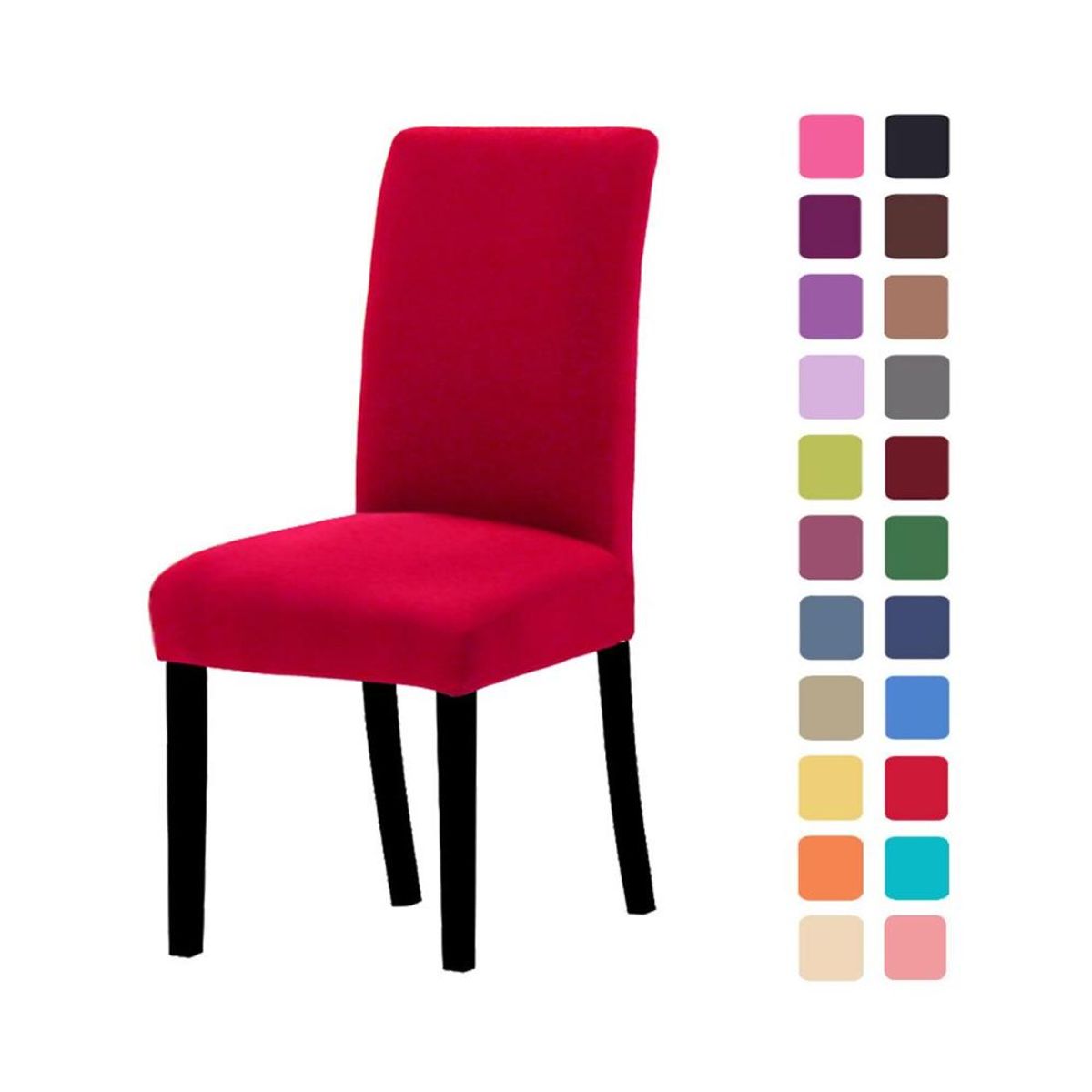 DETODOYMAS - Pack 6 Funda De Silla Para Comedor Spandex Colores DETODOYMAS