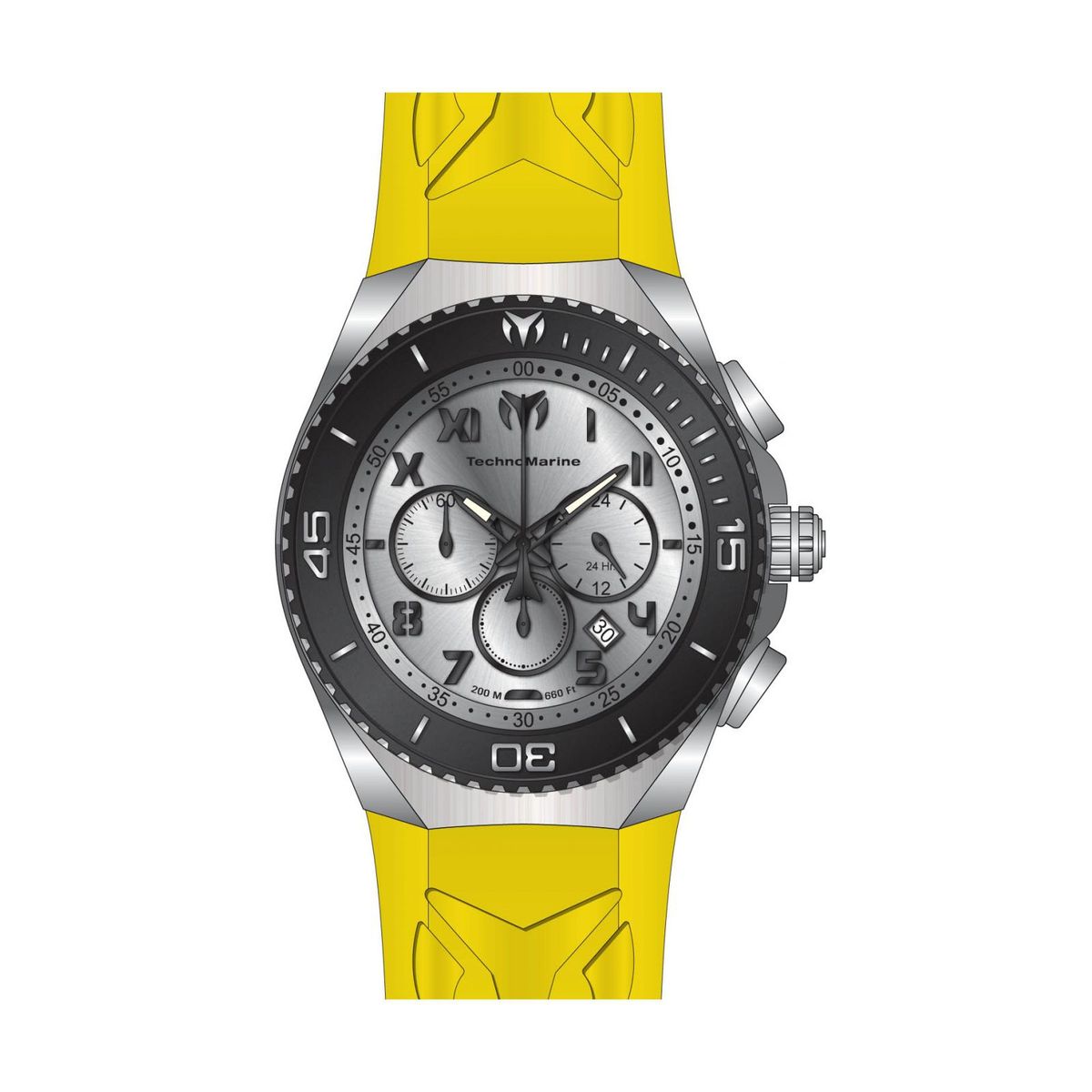 TECHNOMARINE - Reloj Technomarine Hombre Manta TM-220004 Silicona Amarillo