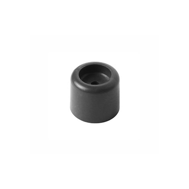 DVP - Tope de Puerta PVC Redondo 30mm Negro 20 Unidades DVP