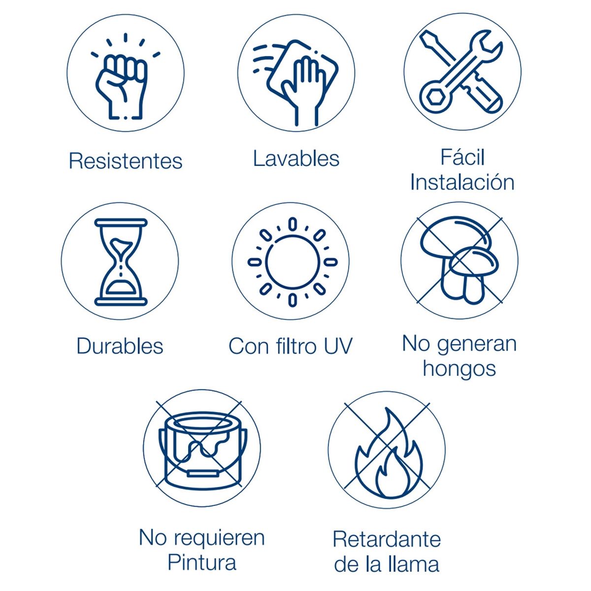 DVP - Celosía Ventilación Pvc Plana 20x20cm Blanco 50un Dvp