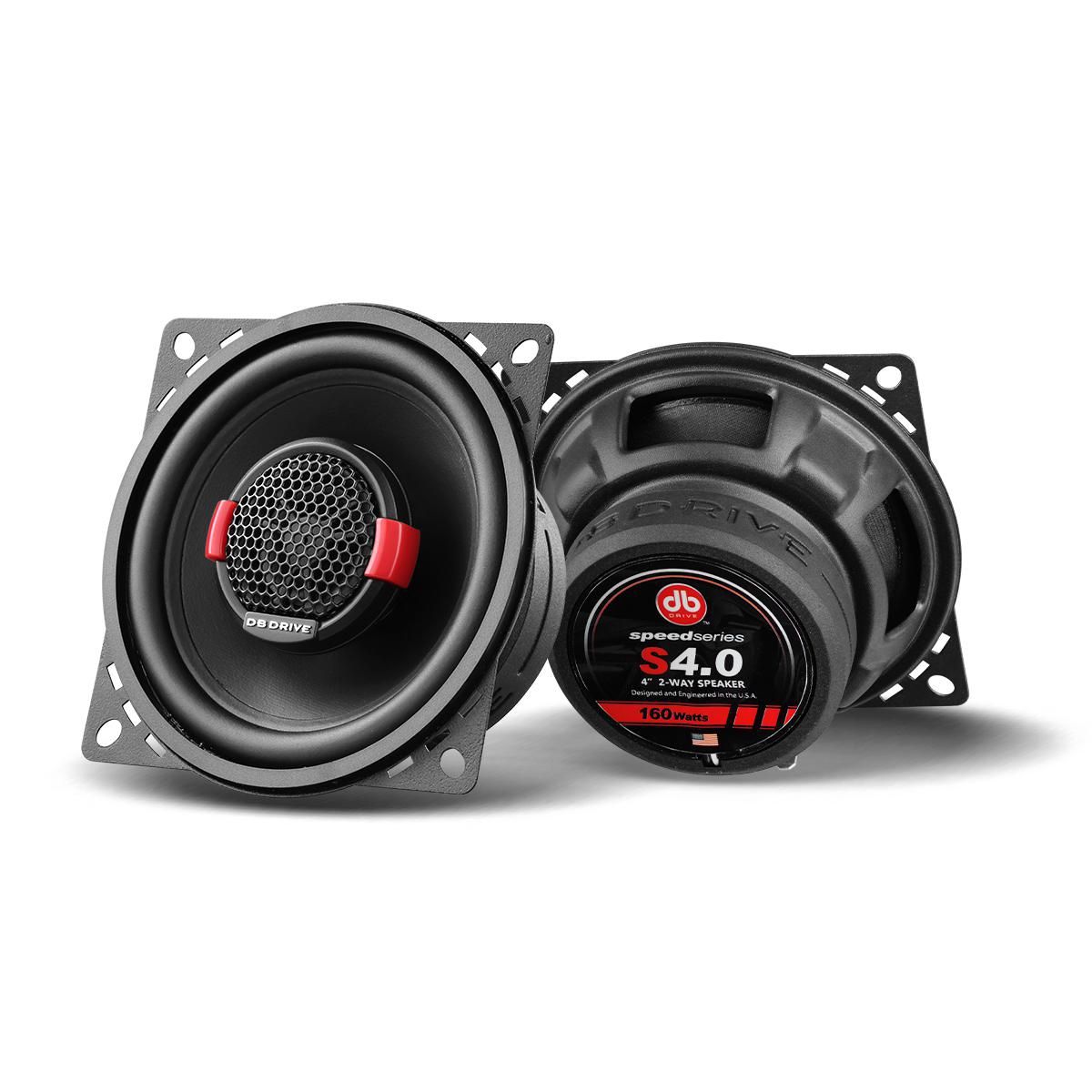 DB DRIVE - Parlantes de 4 Pulgadas, Altavoz coaxial / 250W