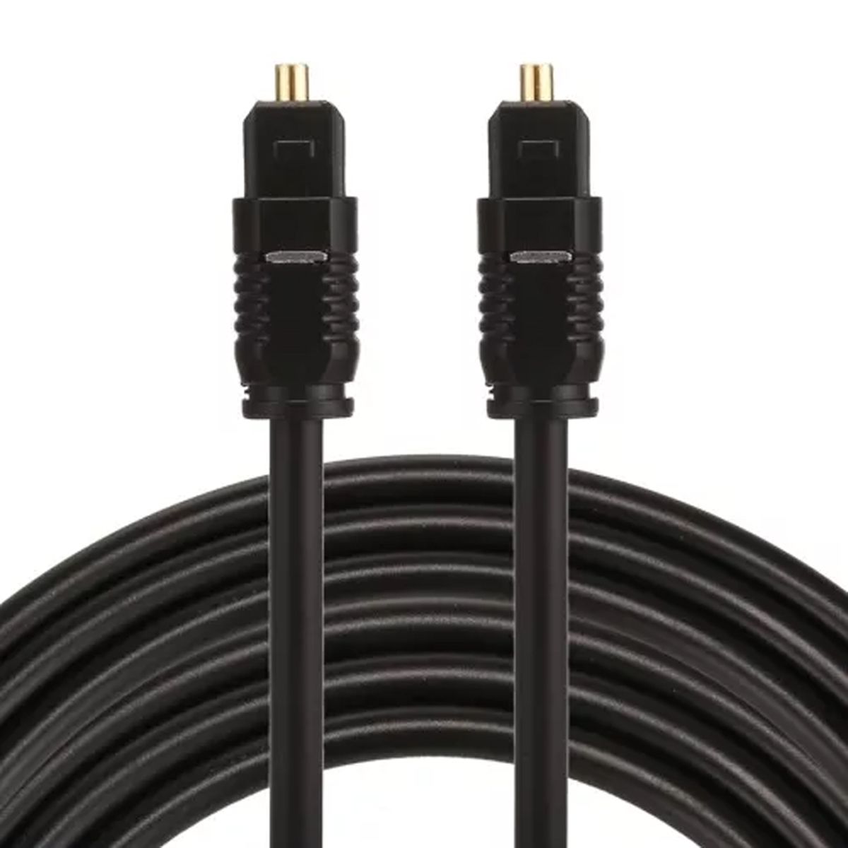 GENERICO - CABLE TOSLINK 5MTS AUDIO DIGITAL ÓPTICO NEGRO