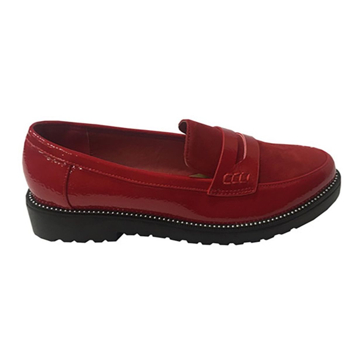 TODOPIEL - Mocasin Mujer Rojo Todopiel