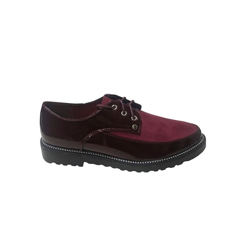 TODOPIEL - Mocasin Mujer Burdeo Todopiel