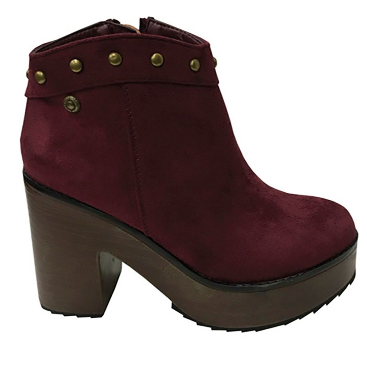 TODOPIEL - Botin Mujer Burdeo Todopiel