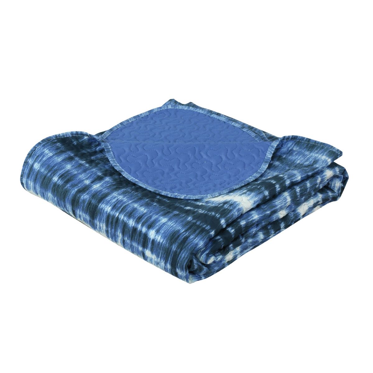 CHANTILLY - Cubrecama estampado diseño zafiro