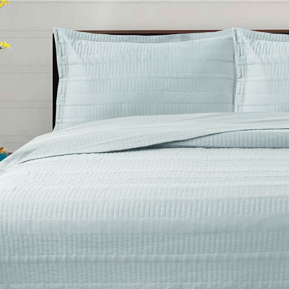 CHANTILLY - Cubrecama prew lineal bordado