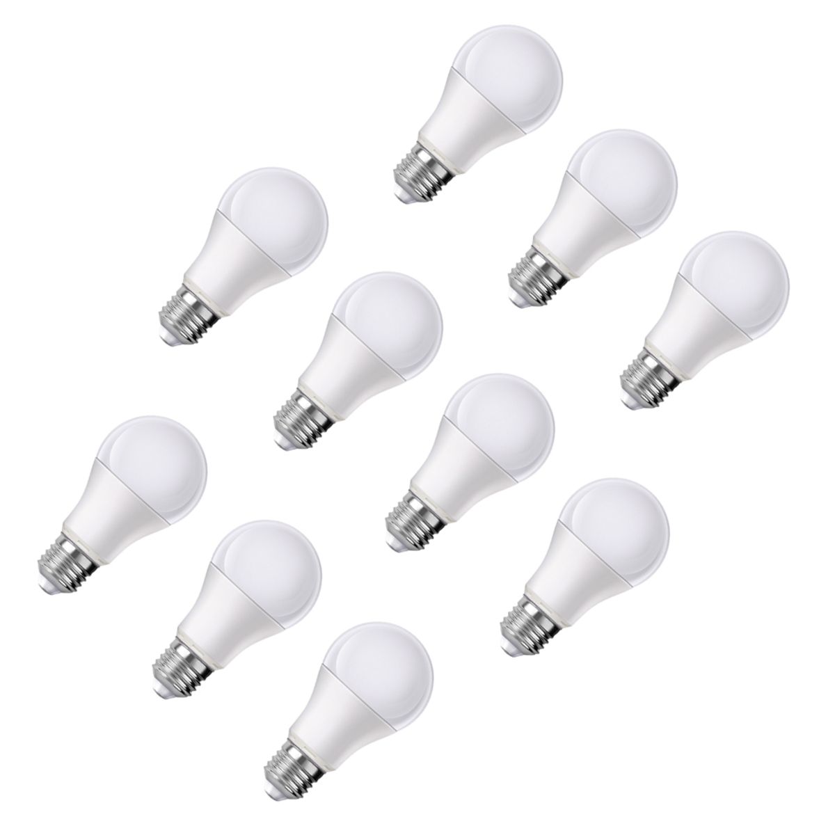 WANT - Pack de 10 Ampolletas LED E-27 9W Frio