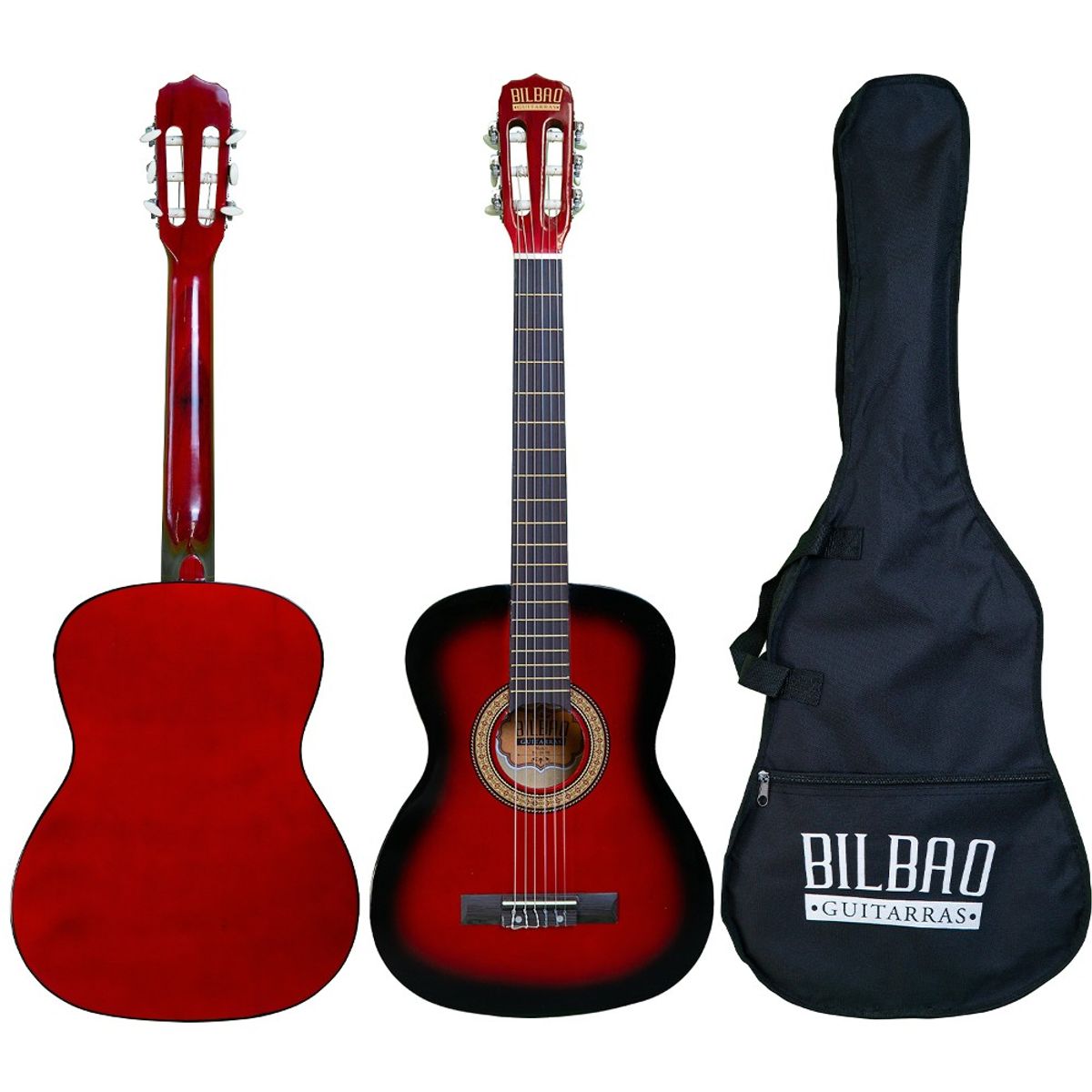 BILBAO - Guitarra Clásica Bilbao 3/4 BIL-34-RB + Funda