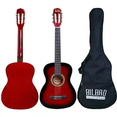 BILBAO - Guitarra Clásica 3/4 BIL-34-RB + Funda