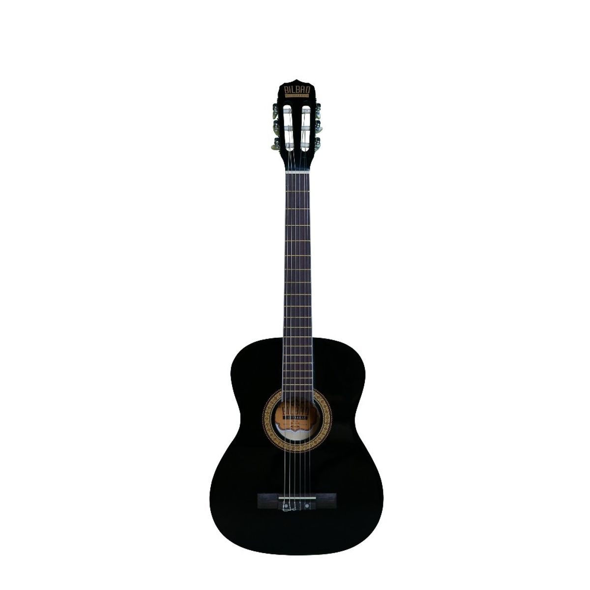 BILBAO - Guitarra Acústica Bilbao 3/4 BIL-34-BK + Funda