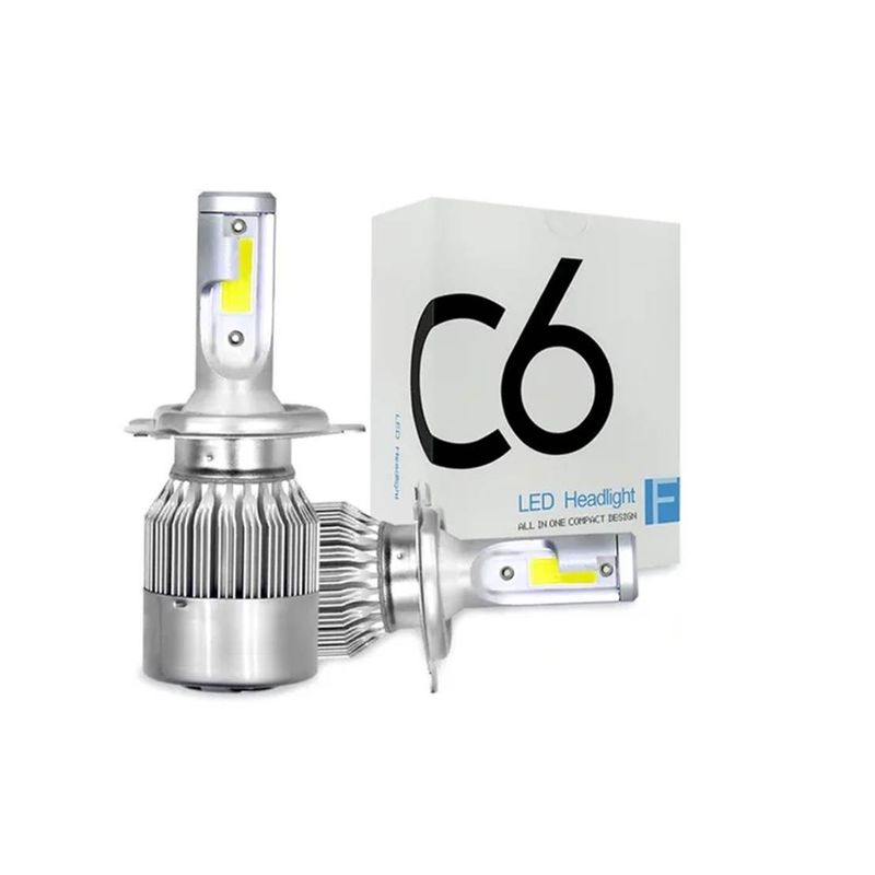 GENERICO - Kit Turbo De Foco Led H4 3800lm 36w Luz Blanca