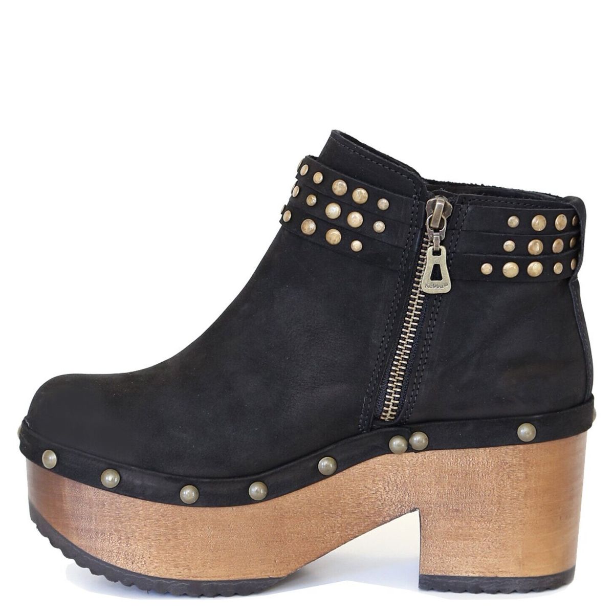 KEBBA - Botín Mujer Bua Bellota Negro