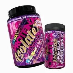 ITALO GROTTINI - PROTEINA ISOLATE CASTAÑA PACK CREATINA PARA ELLAS