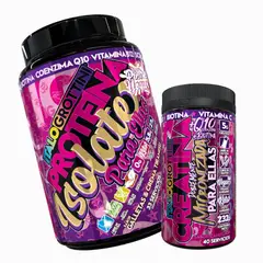 ITALO GROTTINI - PROTEINA ISOLATE GALLETA 1.2 KG PACK CREATINA PARA ELLAS -