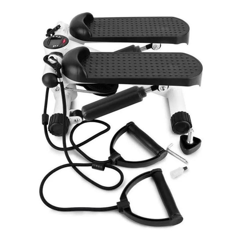 DETODOYMAS - Maquina Sunny Health Fitness Mini Stepper Banda Resistencias - Negro