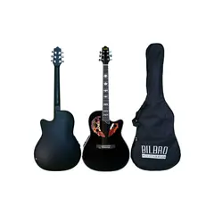 BILBAO - Guitarra Electroacústica BIL-800CE-BK + Funda