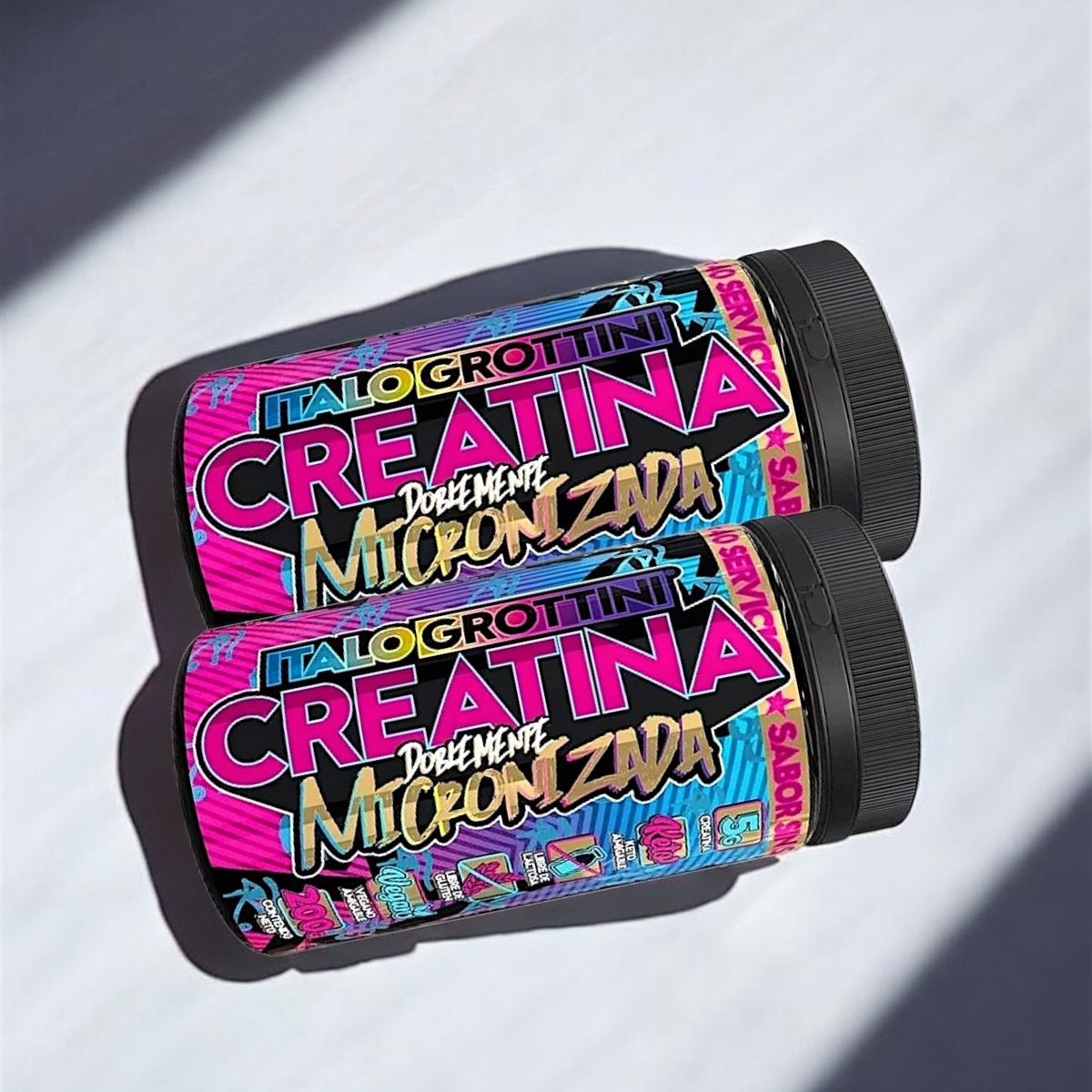 ITALO GROTTINI - CREATINA SIN SABOR 40sv C/U PACK  - ITALO GROTTINI