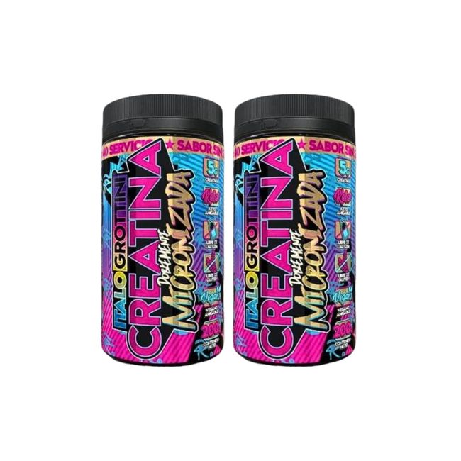 ITALO GROTTINI - CREATINA SIN SABOR 40sv C/U PACK  - ITALO GROTTINI