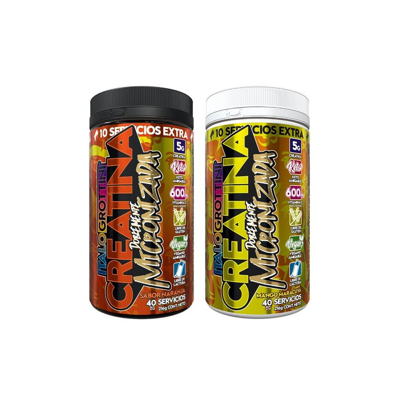 ITALO GROTTINI - CREATINA NARANJA PACK CREATINA MANGO 4OSV CU - ITALO GROTTINI