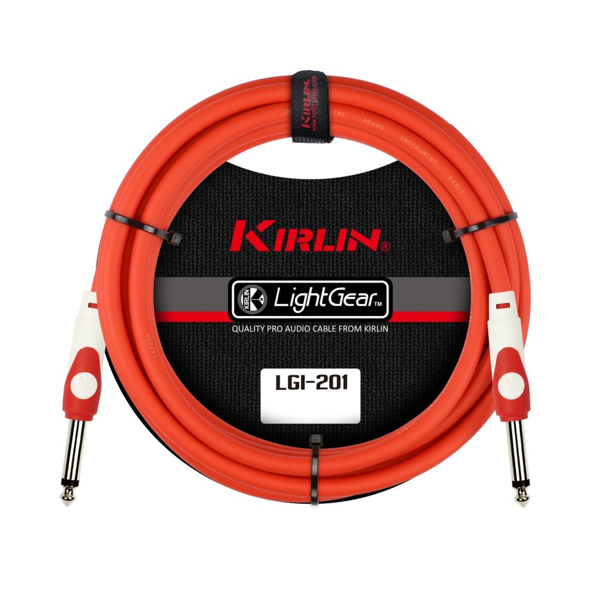 KIRLIN - Cable Instrumento Estandar 6M Lgi-201-6R Rojo