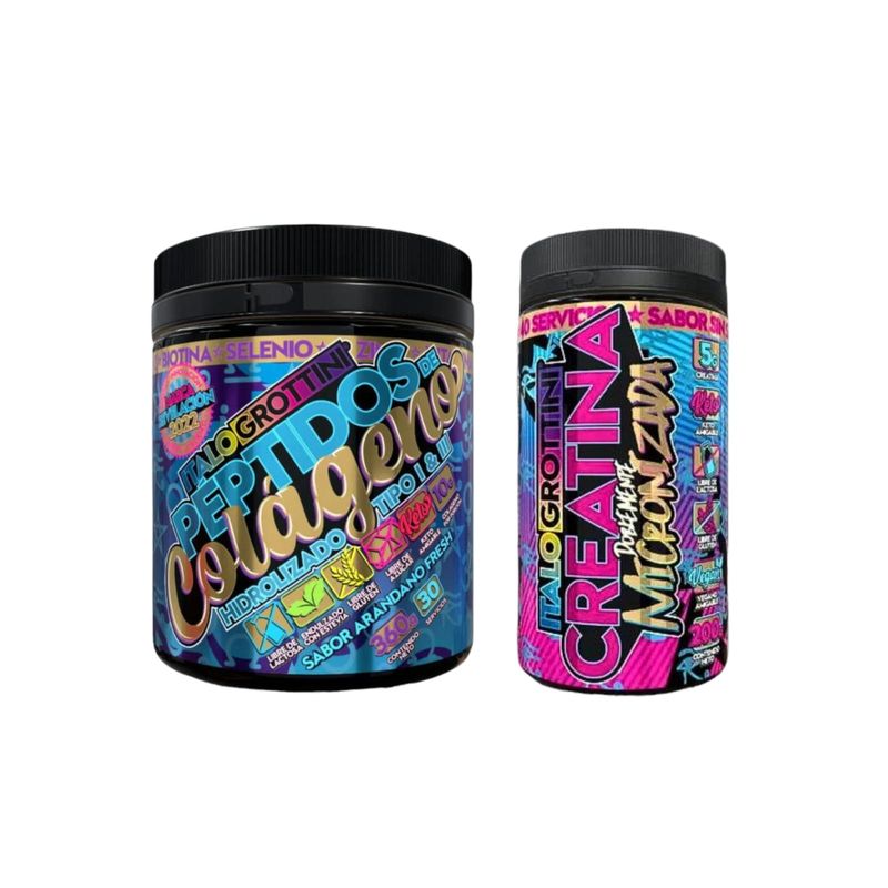 ITALO GROTTINI - COLAGENO  PACK  CREATINA SIN SABOR ITALO GROTTINI