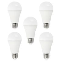Pack 5 ampolletas LED 12 watts E-27 Fría