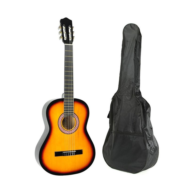 ALAGUEZ - Guitarra Clásica Sunburst para Niño  bolso.
