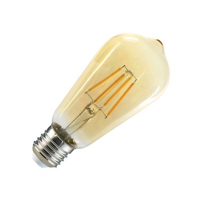 Imagen 2 del producto Pack 10 Ampolletas LED E-27 Filamento 6W ST58 SEC