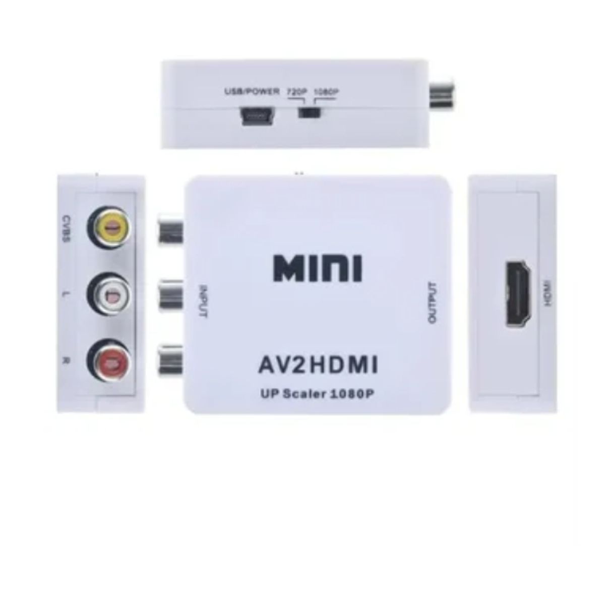 OFERTABKN - Adaptador Conversor Av Rca Analogo A Hdmi Digital