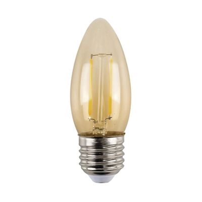 Imagen 2 del producto Pack De 10 Ampolletas Led Vela Filamento 2w Cálido