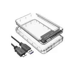 OFERTABKN - Cofre Case Transparente Para Disco Duro Sata 2.5 Usb 3.0
