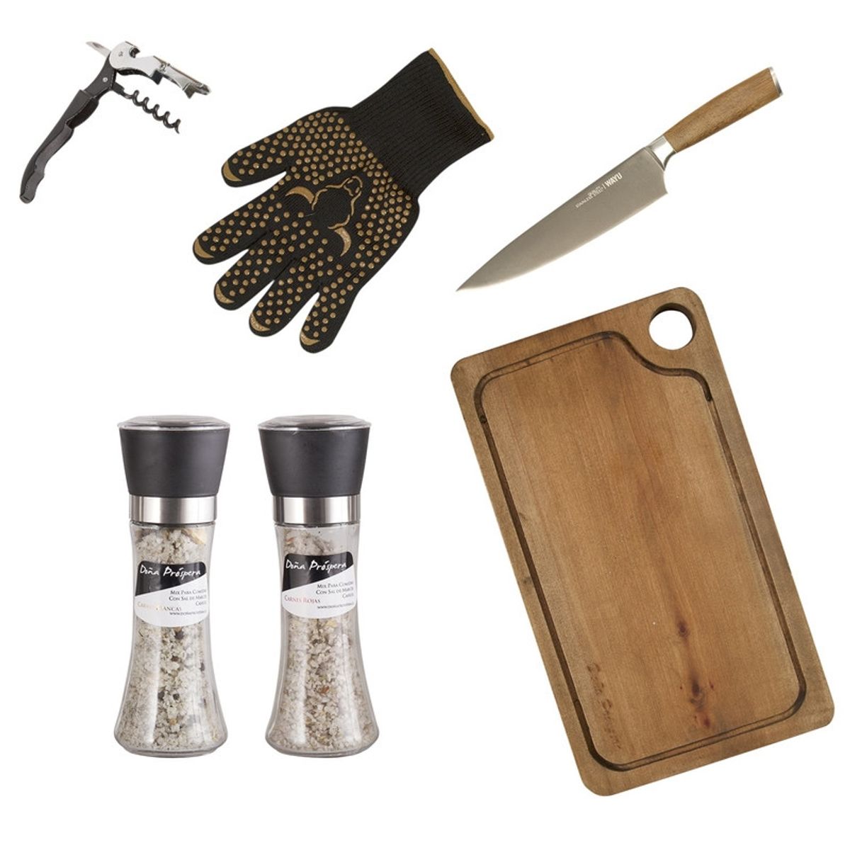 WAYU - Combo Parrilla 223 Wayu Mix 6 Piezas