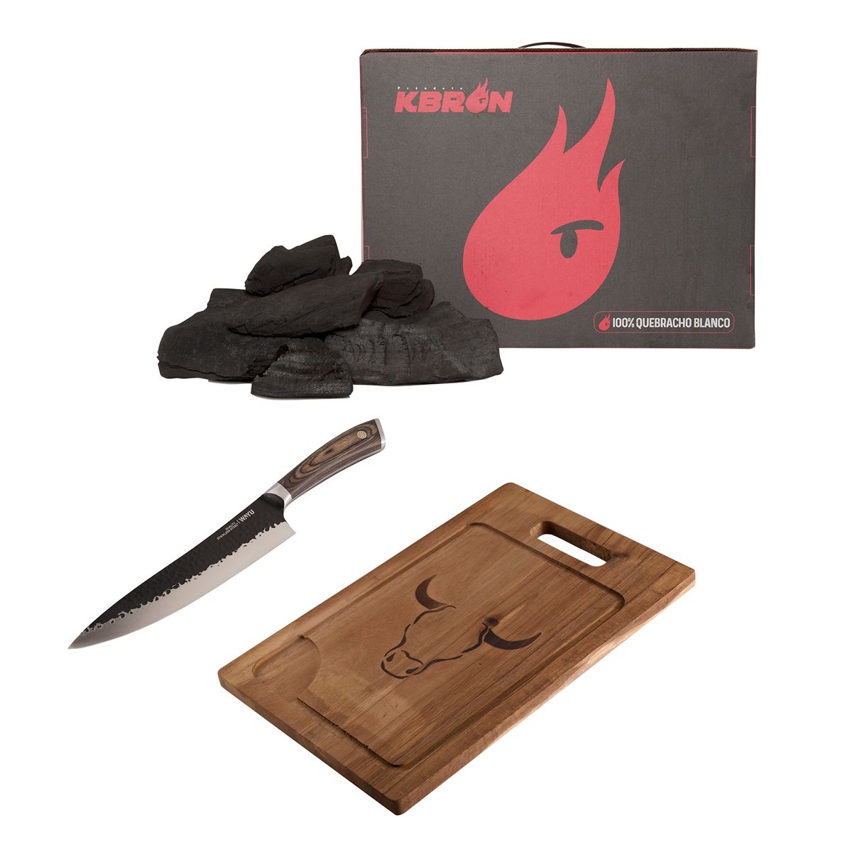 WAYU - Combo Parrilla 259 Wayu + 3Kg Carbón Vegetal Kbron