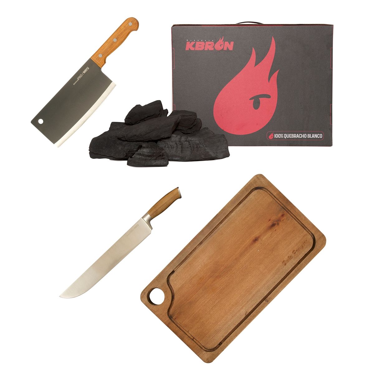 WAYU - Combo Parrilla 264 Wayu + 3Kg Carbón Vegetal Kbron