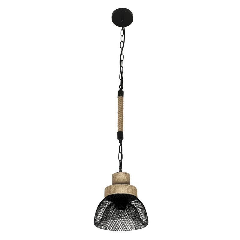 HB LEDS - Lámpara Colgante Decorativa Rústica Con Cadena E-27