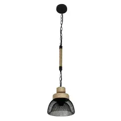 HB LEDS - Lámpara Colgante Decorativa Rústica Con Cadena E-27